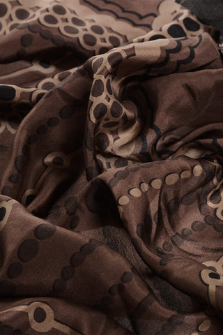 Foulard in Seta a Fantasia con Nappe