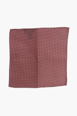 Solid Color Silk Pocket Square with Micro Patterns