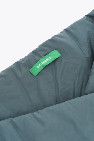Sciarpa Imbottita In Nylon con Logo Stampato