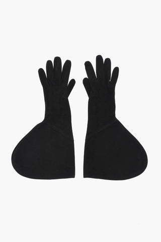 Guanti Gauntlet in Suede 