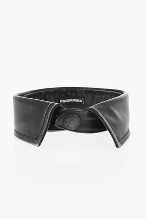 Detachable Leather Collar