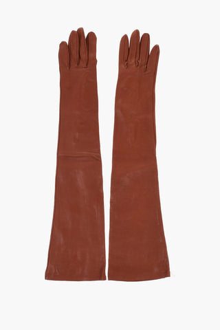 Guanti Opera in Pelle con Bottoni