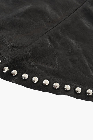 Leather Studded Foulard
