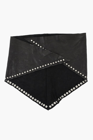 Leather Studded Foulard