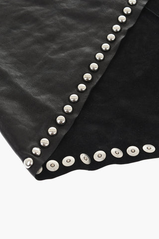 Leather Studded Foulard