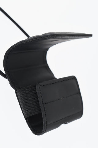 Faux Leather Neck Airpods Case
