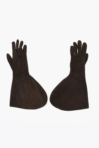 Suede Gauntlet Gloves