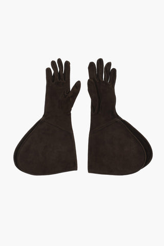 Suede Gauntlet Gloves