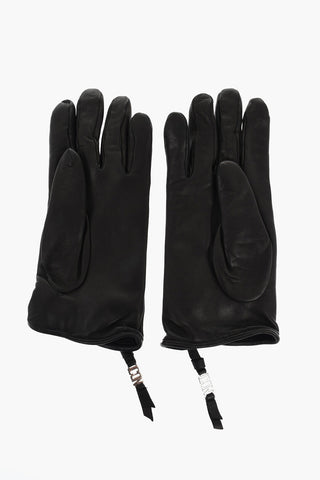 Leather ICON Gloves With Side Zip