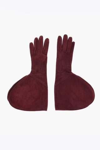 Suede Gauntlet Gloves