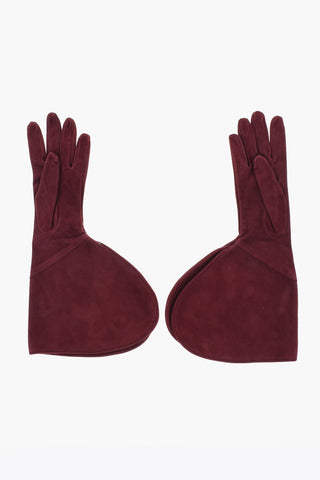 Suede Gauntlet Gloves