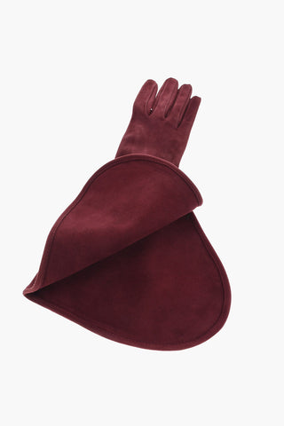 Suede Gauntlet Gloves