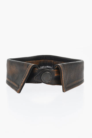 Leather Removable Collar
