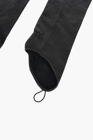 Leather Mitena Gloves with Suede Inner