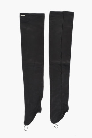 Leather Mitena Gloves with Suede Inner