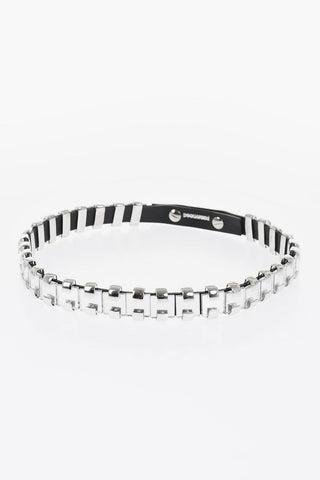 Mirrored Leather Necklace