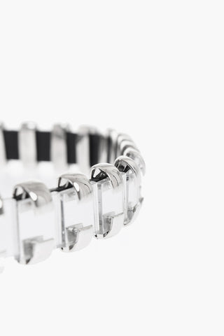 Mirrored Leather Necklace