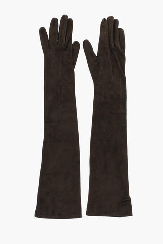Guanti Warm In Suede a Tinta Unita