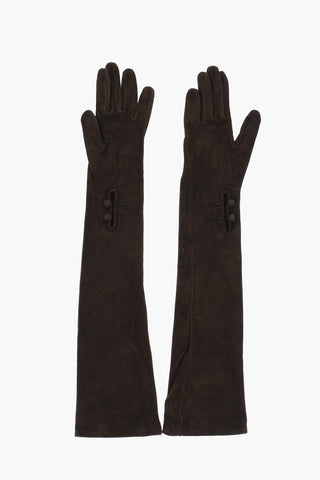 Guanti Warm In Suede a Tinta Unita