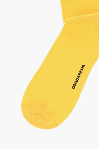 Solid Color Cotton Blend Long Socks