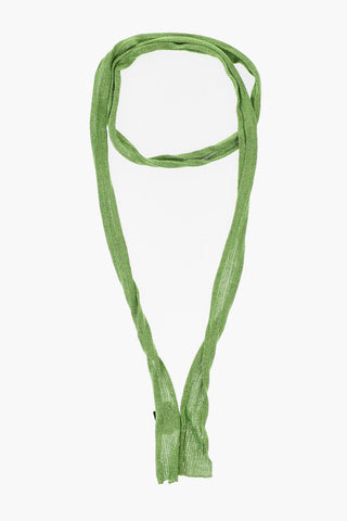 Solid Color Lurex Slim Foulard