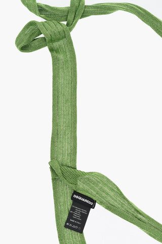 Solid Color Lurex Slim Foulard