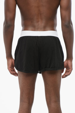Cotton Blend Boxer with Contrasting Waistband