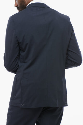 CC COLLECTION Single Breasted REWARD Wool Suit With Patch Pockets