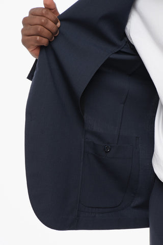 CC COLLECTION Single Breasted REWARD Wool Suit With Patch Pockets