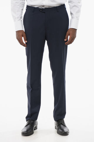 CC COLLECTION Single Breasted REWARD Wool Suit With Patch Pockets