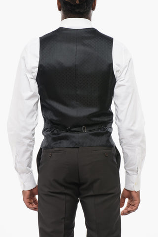 Five-Button Silk-Satin Waistcoat