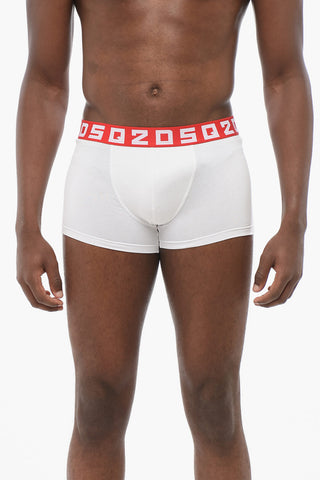 Cotton Blend Boxer with Logoed Waistband