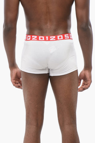 Cotton Blend Boxer with Logoed Waistband