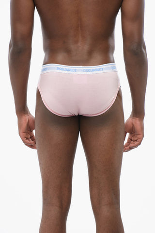 Stretch Cotton Slip with Logoed Waistband