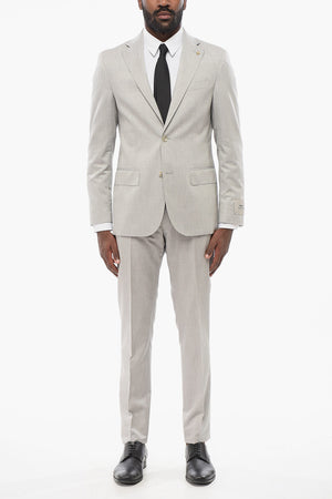 CC COLLECTION 코튼 블렌드 세미 라이닝 수트 REFINED