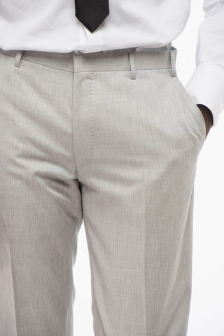 CC COLLECTION 코튼 블렌드 세미 라이닝 수트 REFINED