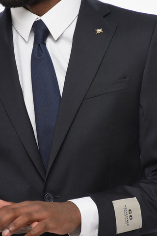CC COLLECTION 2-Button REFINED Virgin Wool Blazer