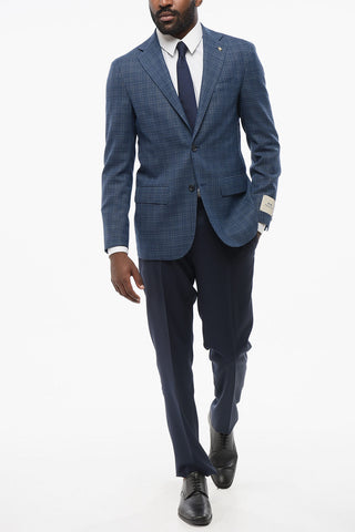 CC COLLECTION Blazer Semi-foderato REFINED in Lana Jacquard