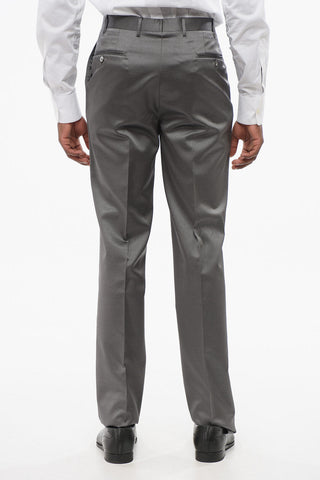 Peak Lapel Three-Piece Suit with Contrasting Detail