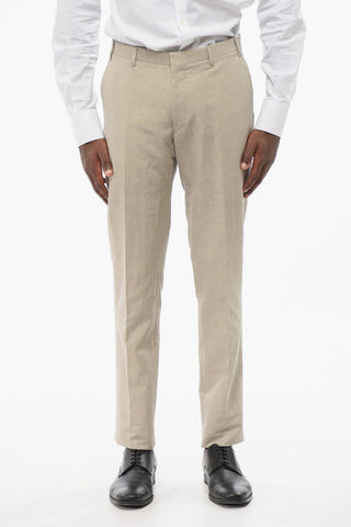 CC COLLECTION Linen Blend RESET Suit with Flap Pockets