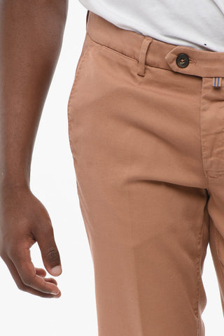 CIRCLE Textured Cotton Chinos Pants