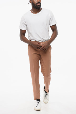 CIRCLE Textured Cotton Chinos Pants