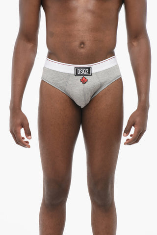 Cotton Blend Slip with Patch Detail