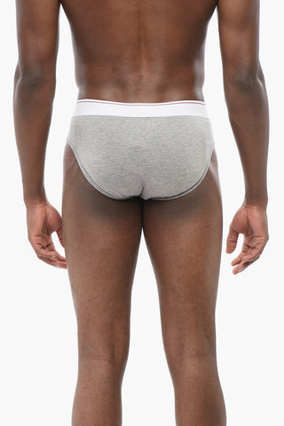 Slip in Misto Cotone con Dettaglio in Applicazione