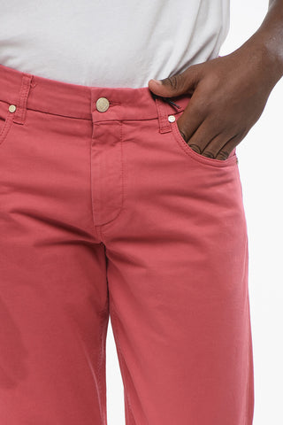 ID LUXURY Straight Fit Denims with Embroidered Logo
