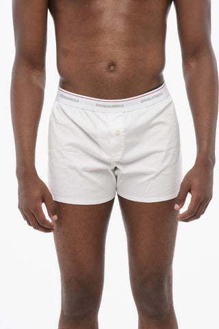Boxer in Popeline con Elastico Logato