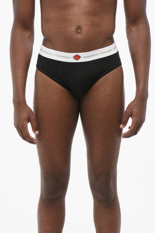 Slip in Misto Cotone con Elastico Logato