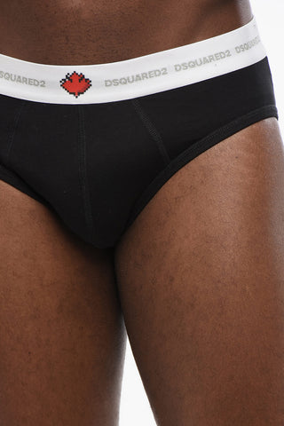 Slip in Misto Cotone con Elastico Logato