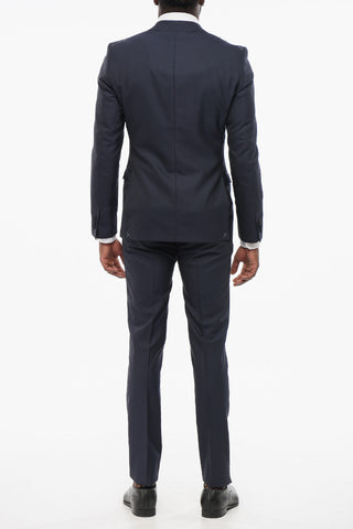 CODE Three-Pieces Suit with Contrasting Trims