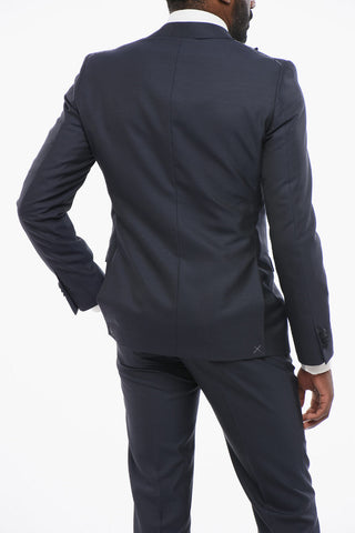 CODE Three-Pieces Suit with Contrasting Trims